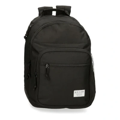 Imagen de Movom Always on The Move Mochila Escolar Doble Compartimento Negro 32x42x15 cms Poliéster 21,12L