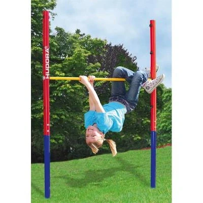 Imagen de HUDORA Barra de gimnasia Fabian Standard/Pro simple/doble para niños y adultos ajustable en 4 posiciones altura fitness resistente exteriores hasta 100 kg