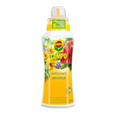 Imagen de COMPO Fertilizante de calidad para plantas ornamentales interior o terraza, líquido universal con extra magnesio, 500 ml