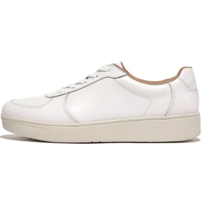 Imagen de Fitflop Rally Leather Panel Sneakers, Zapatillas Mujer, Blanco Urbano, 40 EU
