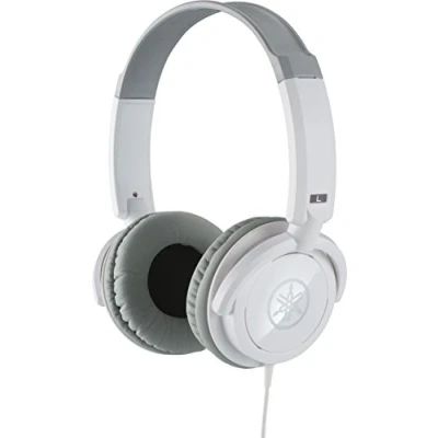 Imagen de Yamaha HPH 100 Auriculares supraaurales de diadema para un ajuste cómodo y sonido dinámico calidad, adecuados teclados digitales Yamaha, color Blanco