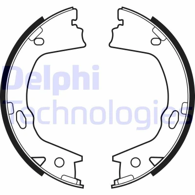 Imagen de DELPHI LS2153 Zapatas de Freno Mano