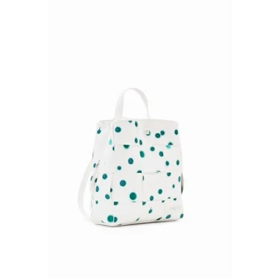 Imagen de Desigual Back_New Splatter Sumy M, Accesorios Mochila DE PU, Mini para Mujer, White, Talla única