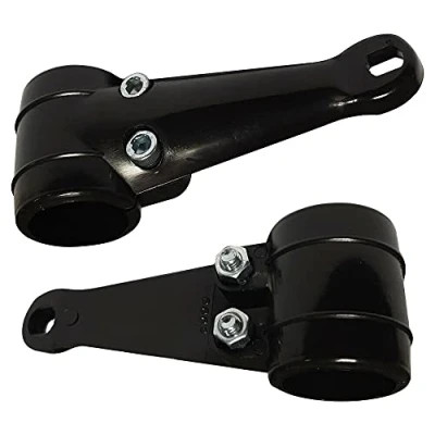 Imagen de cyclingcolors 2x Soporte de montaje faros motocicleta moto ciclomotore abrazadera lámpara, 26 32mm x 125mm