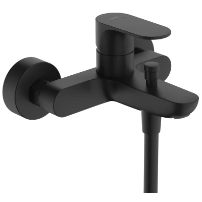 Imagen de hansgrohe Rebris S Mezlador monomando de bañera visto, negro mate, 72440670