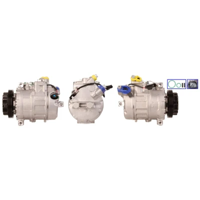 Imagen de LUCAS ELECTRICAL ACP607 Compresor de Aire Acondicionado PAG 46 con juntas BMW: 7