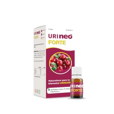 Imagen de NEO Urineo Forte D Manosa y Arándano Rojo Americano 7 Viales Monodosis con Vitamina C Ayuda a Disminuir la Cistitis e Infecciones Urinarias en Fase Avanzada Bienestar del Tracto Urinario