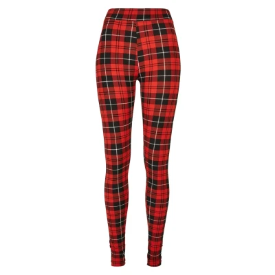 Imagen de Urban Classics SOFT AOP Leggings, Mujer, Talla: XS, Redcheck
