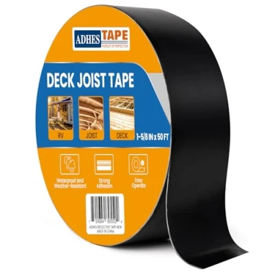 Imagen de ADHES Cinta de Butilo Impermeable autoadhesiva 40mm x 15m, Resistente al Clima para Vigas Cubierta, Ideal Cubiertas Madera, Vigas, Techos