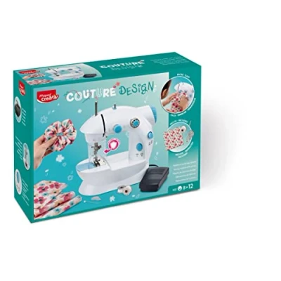 Imagen de Maped Máquina de Coser Infantil Couture Design Completamente Segura A partir 8 Años Mini Portátil con todos los Materiales Necesarios para Usarla 380 x 280 125 mm