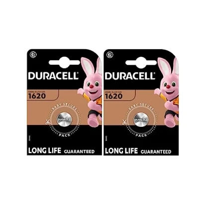Imagen de 2 pilas Duracell 1620 (2 blísters de 1 batería) (CR1620)