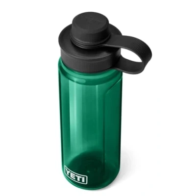 Imagen de YETI Yonder Water Bottle with Tether Cap, Black Forest Green, 25 oz (750 ml)