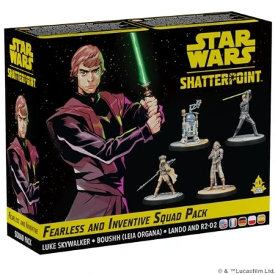 Imagen de Atomic Mass Games Star Wars Shatterpoint: Fearless and Inventive Squad Pack de Escuadra A Partir 14 años para 2 Jugadores 90 Minutos por Partida Multilenguaje (Incluye Español)