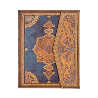 Imagen de Safavid Indigo (Safavid Binding Art) Ultra Lined Hardcover Journal: Hardcover, 120 gsm, ribbon marker, memento pouch, wrap closure