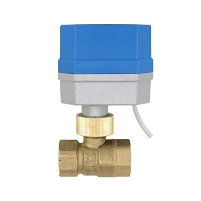 Imagen de OemClima Valvula 2 vias motorizada 220v electrovalvula 220 Bola 1/2 3/4 1 1/4 Pulgada (DN15 Pulgada)