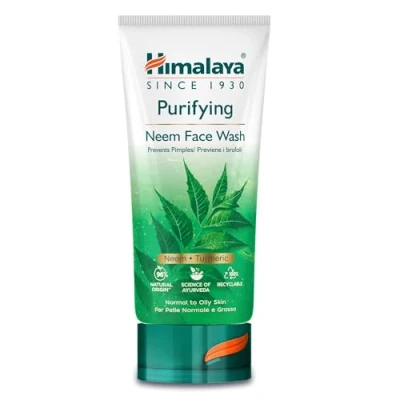 Imagen de Himalaya Herbals Purifying Neem Face Wash Gel Natural Moisturising Facial Cleanser with Goodness of and Turmeric Soap Free Herbal Formulation, Deeply Cleans Pores Pimples Oil Control 150ml