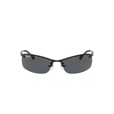 Imagen de Ray Ban Gafas de sol Rectangulares RB3183P Top Bar, Black (002/81 Black)