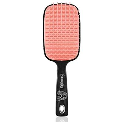Imagen de Casalfe Cepillo XL desenreda sin tirones el pelo ondulado.Púas flexibles que no rompen pelo. Apto para Método Curly, define con facilidad todo tipo de ondas 2abc/3a Negro y risa pastel