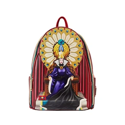 Imagen de Loungefly Disney Snow White Evil Queen Throne Bolso de Hombro con Doble Correa, Multi Color