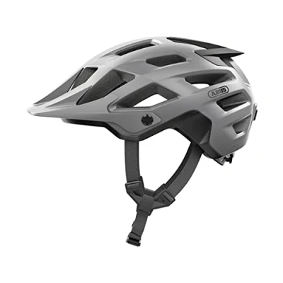 Imagen de ABUS MTB casco Moventor 2.0 de bicicleta cómodo para uso fuera carretera all mountain hombres y mujeres plata, talla L