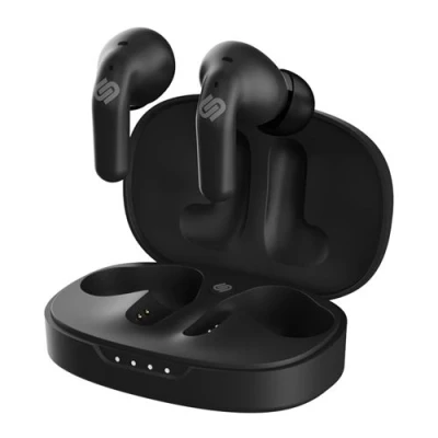Imagen de Urbanista Seoul Auriculares Inalámbricos con micrófono para Juegos de Baja Latencia 70 ms Modo Dual USB C Carga Rápida 32 H Reproducción Medianoche Negro