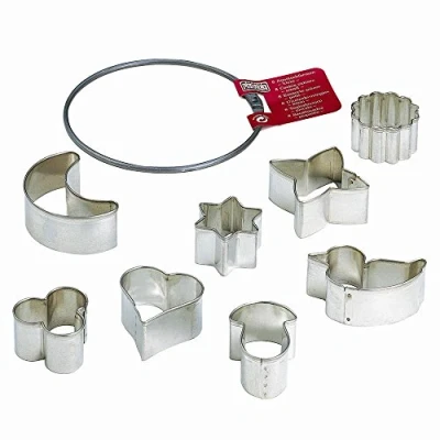 Imagen de Kaiser Cookie Cutters Juego 8 moldes pequeños con Distintas Formas, Acero Inoxidable
