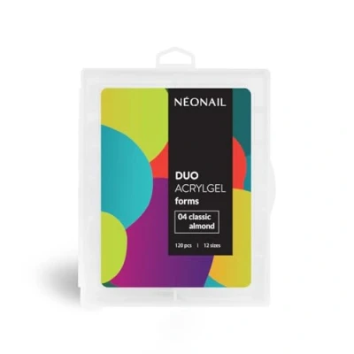 Imagen de NEONAIL Duo Acrylgel Forms Moldes Uñas Postizas Formas de Dobles Dual Form Manicura Extensión 04 classic almond