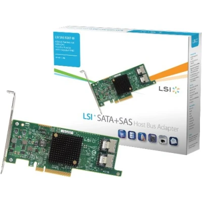 Imagen de LSI SAS 9207 8i Tarjeta PCI E 3.0 Haba (8 Puertos SATA+SAS a 6 GB/s)