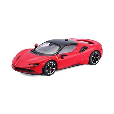 Imagen de Bburago SF90 1:43 Ferrari Signature STRADALE, Color Rosso (May Cheong B18 36911)