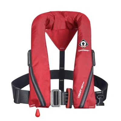 Imagen de Crewsaver Embarcación y Vela Crewfit 165 N Sport Automático Arnés Chaleco Salvavidas Rojo Unisex