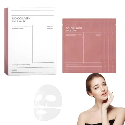 Imagen de Bio Collagen Mask Overnight,Mascarilla Hidrogel Hidratante Durante La Noche,Mascarilla Colágeno Noche,Máscara De Colágeno,Cuidado Piel &amp; Hidratante,Reducir las Líneas Finas,Hidratante