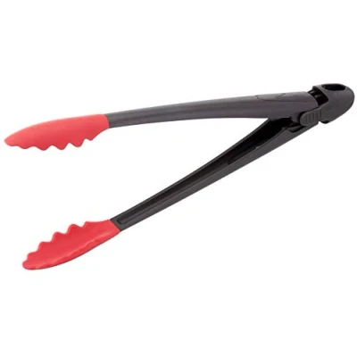 Imagen de Lagostina Ingenio Smart Pinzas de silicona, plástico y color negro rojo