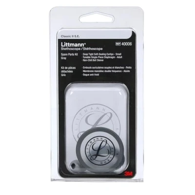Imagen de Littmann 3M Classic II 40006, Kit de piezas repuesto para fonendoscopios, color Gris