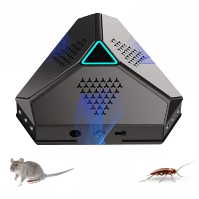 Imagen de ultrasónico para Ratas 360 , Ahuyentador de Ratas, 2025 Repelente murciélagos, Ardilla y cucaracha ultrasónica, Ratones Cucarachas antiplagas enchufables