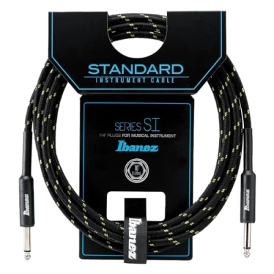 Imagen de Ibanez si10 bg 10 ft 2 conectores recto estándar de Cable instrumento color beige