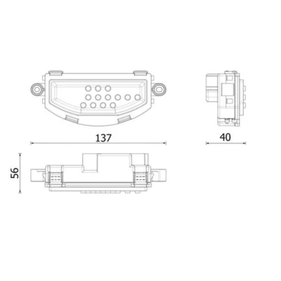 Imagen de Regulador, ventilador habitáculo MAHLE ORIGINAL ABR 166 000P