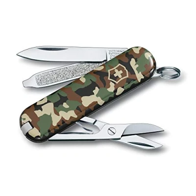Imagen de Victorinox, Classic, Navaja Multiuso Suiza, Cuchillo bolsillo, Regalo, 7 Funciones, Hoja pequeña, Lima de uñas