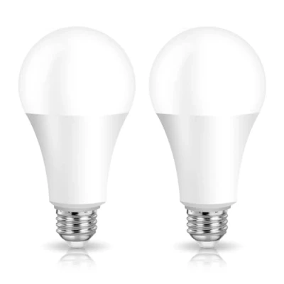 Imagen de EXTRASTAR Bombillas LED 22W E27 A80, Luz Cálida 3000K, 2500Lm, Equivalente a 152W Bombilla Incandescente Halógena, No regulable, 2Pcs