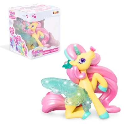 Imagen de GALUPY Rainbow Unicorn Edición Coleccionista Ivy Unicornio de Juguete para coleccionar, Figuras con alas Purpurina y Cristal Swarovski