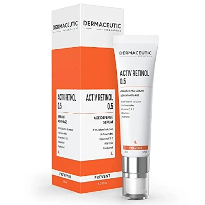 Imagen de Dermaceutic Activ retinol 0.5 Suero antienvejecimiento con de mediana intensidad facial vitamina C/E 30 ml