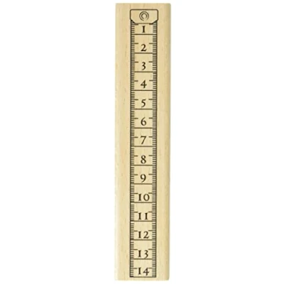 Imagen de Florilèges Diseño FE 111091 Tampon Scrapbooking Meter Couture Beige 3 x 15 2,5 cm