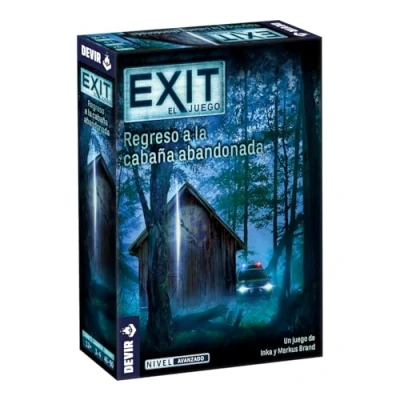 Imagen de Devir Exit: Regreso de la Cabaña Abandonada, juego mesa en español, con amigos, escape room, juegos misterio, adulto (BGEXIT21SP)