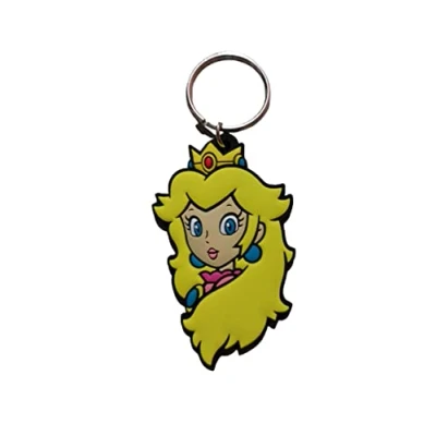 Imagen de Llavero Super Mario Princesa Peach llavero, Amarillo, talla única, única