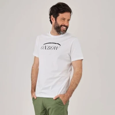 Imagen de Oxbow P0talai Camiseta, Hombre, Blanco, Large