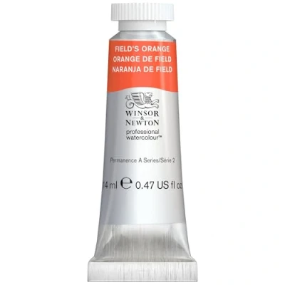 Imagen de W&amp;N Acuarela Profesional Tubo 14ml Naranja de Field Pintura para acuarela, Colores vivos, Alto brillo y luminosidad, no se decolora