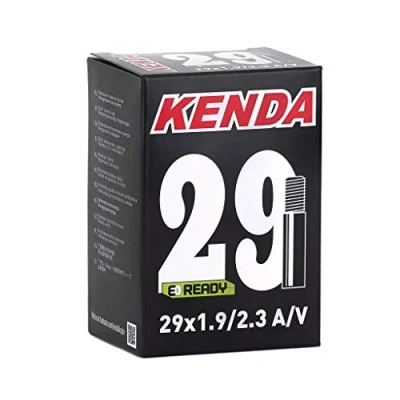 Imagen de Cámara de Aire para Bicicletas Válvula Schrader 28 mm 29 x 1.9 Espeso 1 Bicicleta Antipinchazos con Autosellante Incorporado Negro Kenda