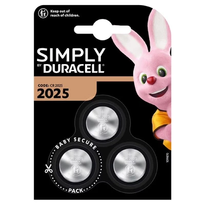 Imagen de Pack Pilas Duracell 2025 X3 Simply