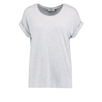 Imagen de ONLY Moster Oneck NOOS JRS Camiseta básica, Mujer, Talla: XXL, Light grey melange