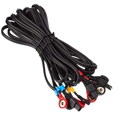 Imagen de COMPEX Cables a presión SNAP, color negro, talla única, pack de 4