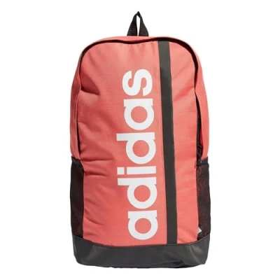 Imagen de adidas Unisex adulto Essentials Linear Backpack, Preloved Scarlet/Black/White, One size